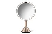 Make-up spiegels - Simplehuman Sensor spiegel met touch-control helderheid en dubbele lichtinstelling, roségoud - ST3053