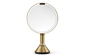 Make-up spiegels - Simplehuman Sensor spiegel met touch-control helderheid en dubbele lichtinstelling, messing - ST3061