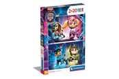 Puzzels - Clementoni Jigsaw Puzzle Super Color PAW Patrol 2x20 pcs. Vloer - 24805