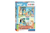 Puzzels - Clementoni Jigsaw Puzzle Super Color Bluey 2x20pcs. Vloer - 24807