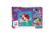 Puzzels - Clementoni Jigsaw Puzzle Super Color Square Disney Princess 3x48pcs. Vloer - 25304