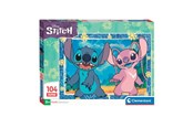 Puzzels - Clementoni Jigsaw Puzzle Super Color Disney Stitch III 104pcs. Vloer - 27573