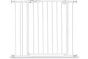 Babyspullen - Hauck Clear Step Autoclose 2 security gate 75 - 80 cm white + 9 cm extension piece - 59749
