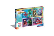 Puzzels - Clementoni Jigsaw Puzzle 4in1 Spidey and His Amazing Friends Vloer - 21528