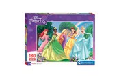 Puzzels - Clementoni Jigsaw Puzzle Super Color Disney Princess 180pcs. Vloer - 29787