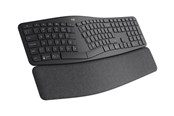 Toetsenbord - Logitech ERGO K860 Split Keyboard for Business - keyboard - QWERTZ - Swiss - graphite - Toetsenbord - Zwitsers - Zwart - 920-010347