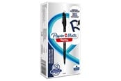 Schrijf- en tekengerei - Paper Mate Replay - ballpoint pen - black (pack of 12) - 2109251