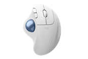 Muis - Logitech Ergo M575S - Off-White - Ergonomische muis - Optisch - 5 knoppen - Wit - 910-007030