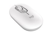Muis - Logitech POP Mouse with Emoji - Off-White - Muis - Optisch - 3 knoppen - Wit - 910-007411