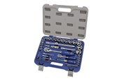Handgereedschappen - VAERK Socket wrench set 1/4-1/2" 58 parts - 129-58-4