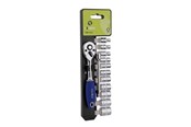 Handgereedschappen - VAERK Socket wrench set 1/4" 13 parts 4-14mm - 109-13-4