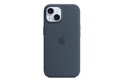 Mobiel - Covers & Cases - Apple iPhone 15 Silicone Case with MagSafe - Storm Blue - MXPF3ZM/A