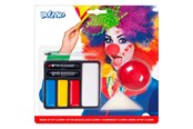 Doen-alsof spelen - Boland Face Paint Set Clown with Clown Nose - 45064
