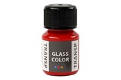 Creatief spelen - Creativ Company Glass Color Transparent Paint - Red 30ml - 31673