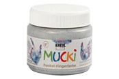 Creatief spelen - Creativ Company Mucki Finger Paint - Silver Metallic 150ml - 34752