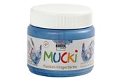 Creatief spelen - Creativ Company Mucki Finger Paint - Blue Metallic 150ml - 34755