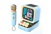 Luidspreker (draagbaar en voor feesten) - Divoom Ditoo-Mic Mini Karaoke Machine Pixel Art Bluetooth Speaker - Blue - 6958444603889