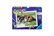 Creatief spelen - Ravensburger CreArt Painting by Numbers - Sleeping Cats and Dogs - 289301