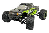Op afstand bedienbaar - BLACKZON Smyter MT 1/12 4WD Electric Monster Truck - Green - 540110