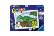 Creatief spelen - Ravensburger CreArt Painting by Numbers - Wandering Dinosaur - 235612