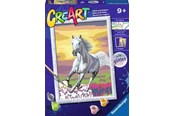 Creatief spelen - Ravensburger CreArt Painting by Numbers - Horse at Sunset - 236633