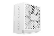 Voeding - NZXT C-Series C1200 (2024) White Voeding - 1200 Watt - 135 mm - ATX 3.1 - 80 Plus 80 PLUS Gold - PA-2G2BW-EU