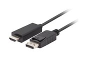 Beelscherm- en tv-kabel - Lanberg adapter cable - DisplayPort / HDMI - 1.8 m - CA-DPHD-11CC-0018-BK