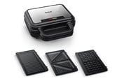 Overige keukenapparatuur - Tefal Ultra Compact SW383D10 - sandwich maker / waffle maker / panini - stainless steel - SW383D10