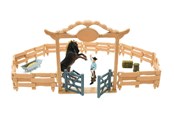 Speelgoedpop - Mojo Horse World Western Ranch Corral - MJ-380064