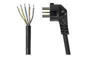 Voedingskabel (intern) - Nedis - power cable - 5 pin Perilex to bare wire - 1.5 m - STPC110PBK15