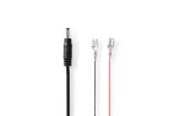 Voedingskabel (intern) - Nedis Power Cable | F1 | DC Female | Straight | Straight | Copper | 2.00 m - WCPC2012BK