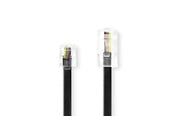 Telefoonkabel - Nedis TCGL90201B50 telephone cable - TCGL90201B50