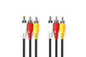 Beelscherm- en tv-kabel - Nedis CVGL24300BK20 composite video cable - CVGL24300BK20