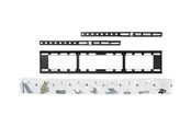 Muurbevestigingen, AV-bevestigingen & AV-meubels - Nedis TVWM1051BK mounting kit - fixed - for TV - black - Max 35 kg - recommended for 70" - TVWM1051BK