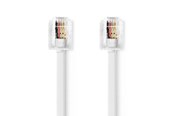 Telefoonkabel - Nedis TCGL90200WT20 telephone cable - TCGL90200WT20