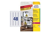 Papier, fotopapier en etiketten - Avery Zweckform L4778-8 - labels - 384 label(s) - 45.7 x 21.2 mm - L4778-8