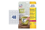 Papier, fotopapier en etiketten - Avery Zweckform - labels - matte - 960 label(s) - 30 mm round - L4716REV-20