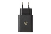 Mobiel - Adapters & Opladers - Nedis power adapter - 24 pin USB-C - 30 Watt - WCQC402ABK