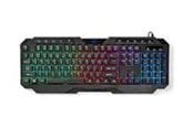 Toetsenbord - Nedis - keyboard - QWERTY - US - black Input Device - Gaming toetsenbord - Engels (US international) - Zwart - GKBD110BKUS