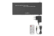 Screen- en audioswitch - Nedis - video/audio switch - 4 x 2 - VMAT3482AT