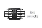 Muurbevestigingen, AV-bevestigingen & AV-meubels - Nedis TVWM6551BK bracket - full-motion - for TV - black - Max 70 kg - recommended for 80" - TVWM6551BK