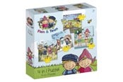 Puzzels - Bambolino Toys Fien & Teun Puzzle 4in1 Vloer - 19201