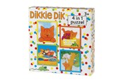 Puzzels - Bambolino Toys Dikkie Dik Puzzle 4in1 Vloer - 52016