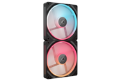 Case Fan - Corsair iCUE LINK LX140-R 2-pack - Case ventilator - 140mm - Zwart met RGB-licht - 38 dBA - CO-9051052-WW