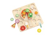 Speelgoed voor baby's - Classic World Wooden Shape Puzzle Pizza 22 pcs. - 40066