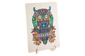 Puzzels - Creative Craft Group Wooden Jigsaw Puzzle Owl 133pcs. Hout - 400082