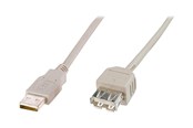 USB-kabel - DIGITUS ASSMANN - USB extension cable - USB to USB - 1.8 m - AK-300202-018-E