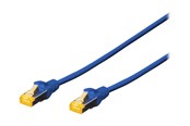 Netwerk - kabel - DIGITUS Professional patch cable - 25 cm - blue - Blauw - 0.25m - DK-1644-A-0025/B
