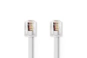 Telefoonkabel - Nedis TCGB90200WT50 telephone cable - TCGB90200WT50