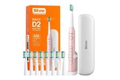 Elektrische tandenborstel - Bitvae Elektrische tandenborstel Sonic toothbrush with tips set holder and case D2 (pink) - D2Pink+holder+case